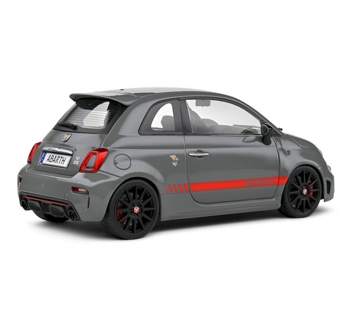 Метална кола Fiat 695 Abarth XSR Edition (Yamaha Grey 2022) - Solido 1:18