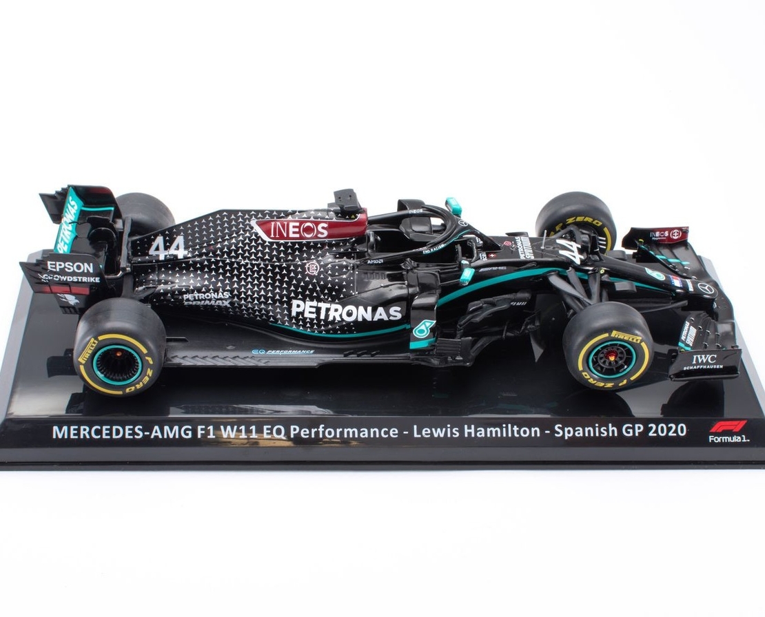 Метална кола MERCEDES-AMG F1 W11 Performance - Lewis Hamilton - Spanish GP 2020 - Edicola 1:24