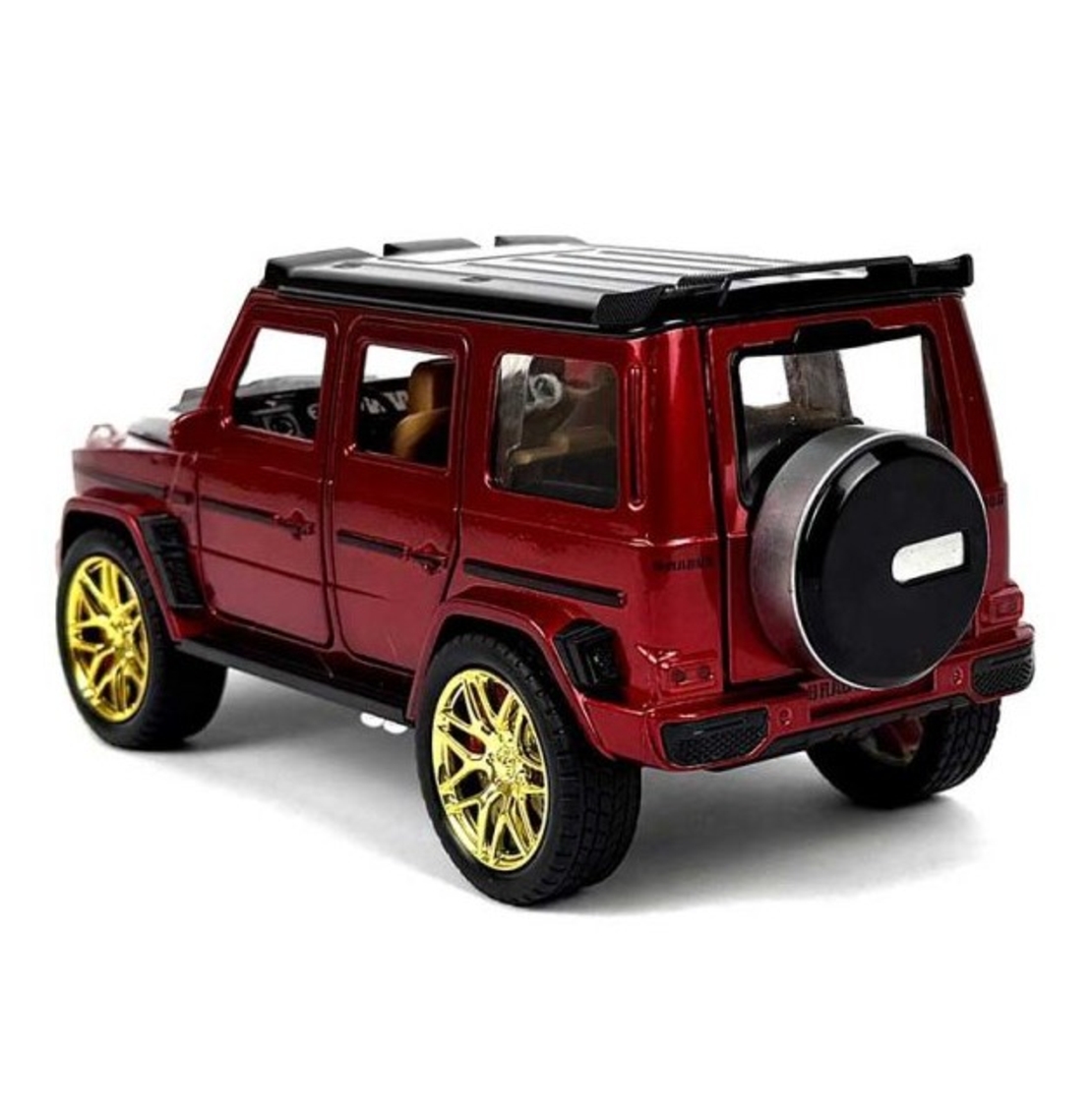 Метален джип с отварящи се врати светлини и звуци Mercedes G-class Brabus 900 1:24