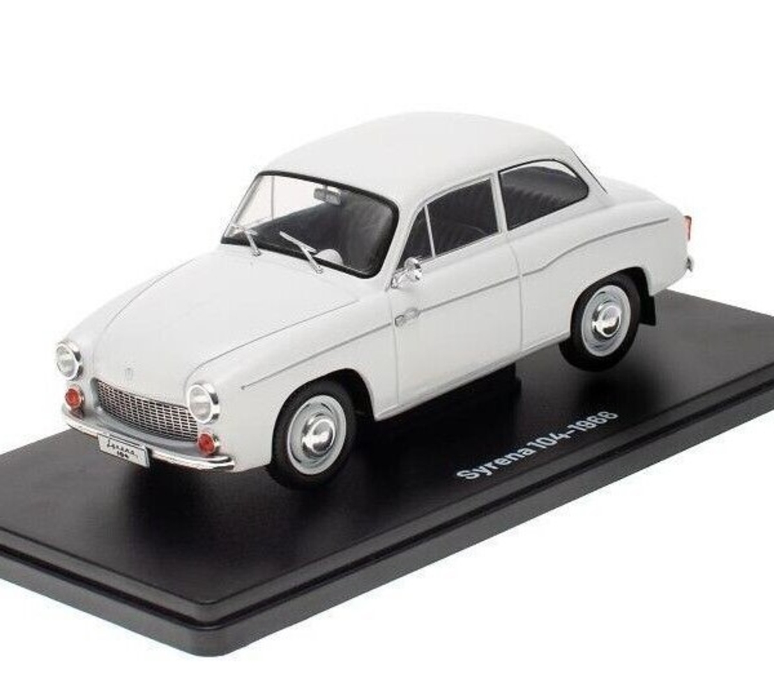 Метална кола Syrena 104 - 1966 1:24 Hachette