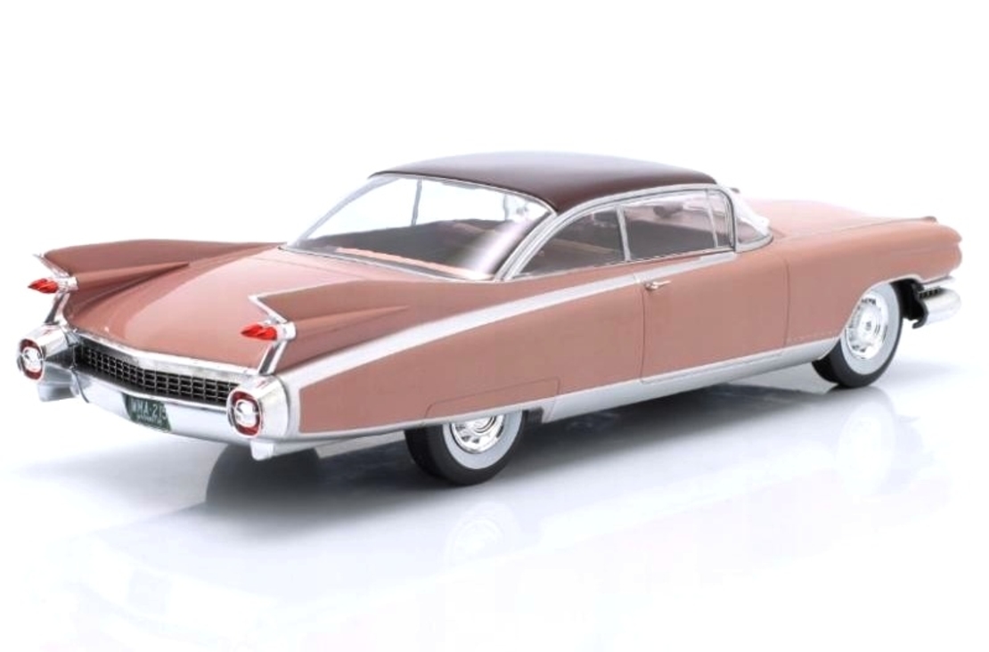 Метална кола Cadillac Eldorado Sevil Light Rose 1959 WHITE BOX 1:24