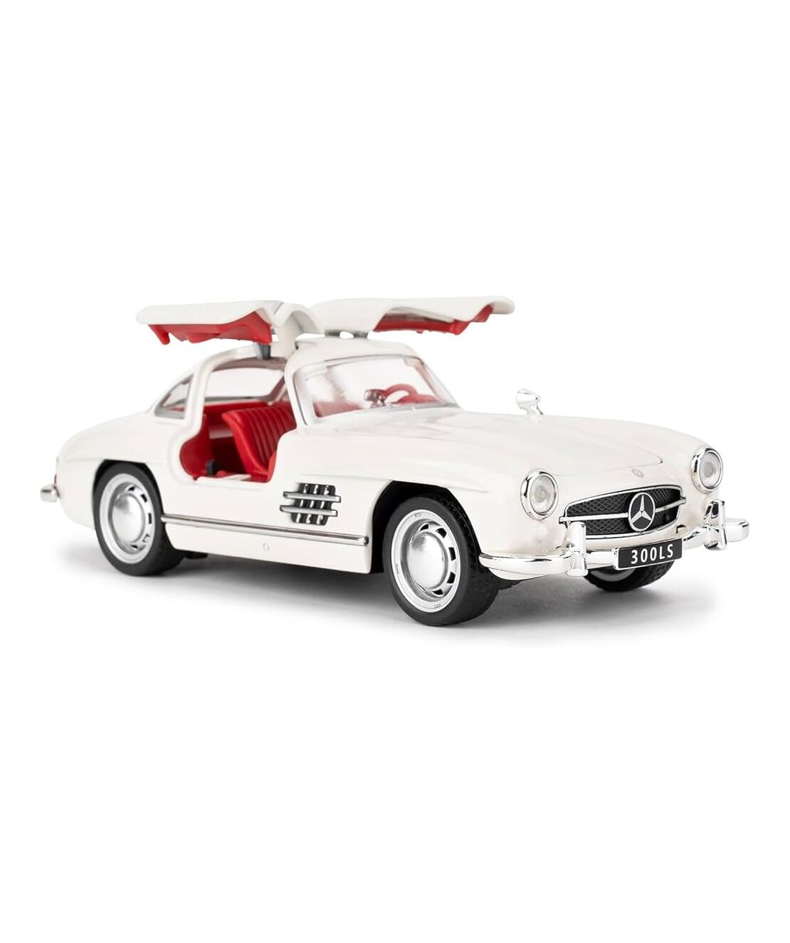 Метална кола с отварящи се врати светлини и звуци Mercedes 300 SL 1:24