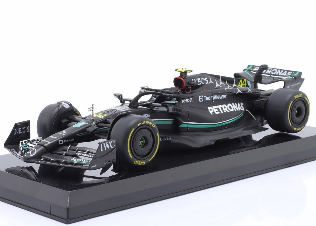 Метална кола Mercedes-AMG F1 W14 E Performance Lewis Hamilton Formula 1 2023 - Edicola 1:24