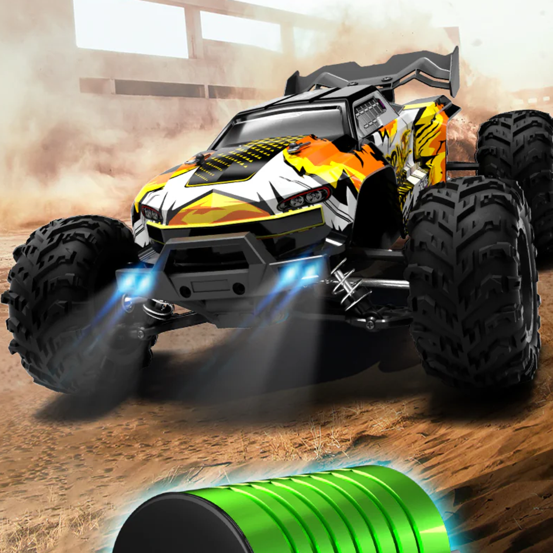 Тръги SCY 16102 PRO 1/16 2.4G 4WD Off-Road RC Monster Trucks Brushless Motor - безчетков мотор 4×4 70+km\h