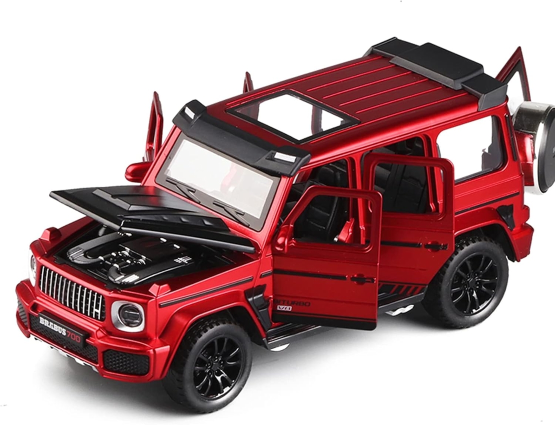 Метален джип с отварящи се врати светлини и звуци Mercedes G-Class BRABUS G700 1:32