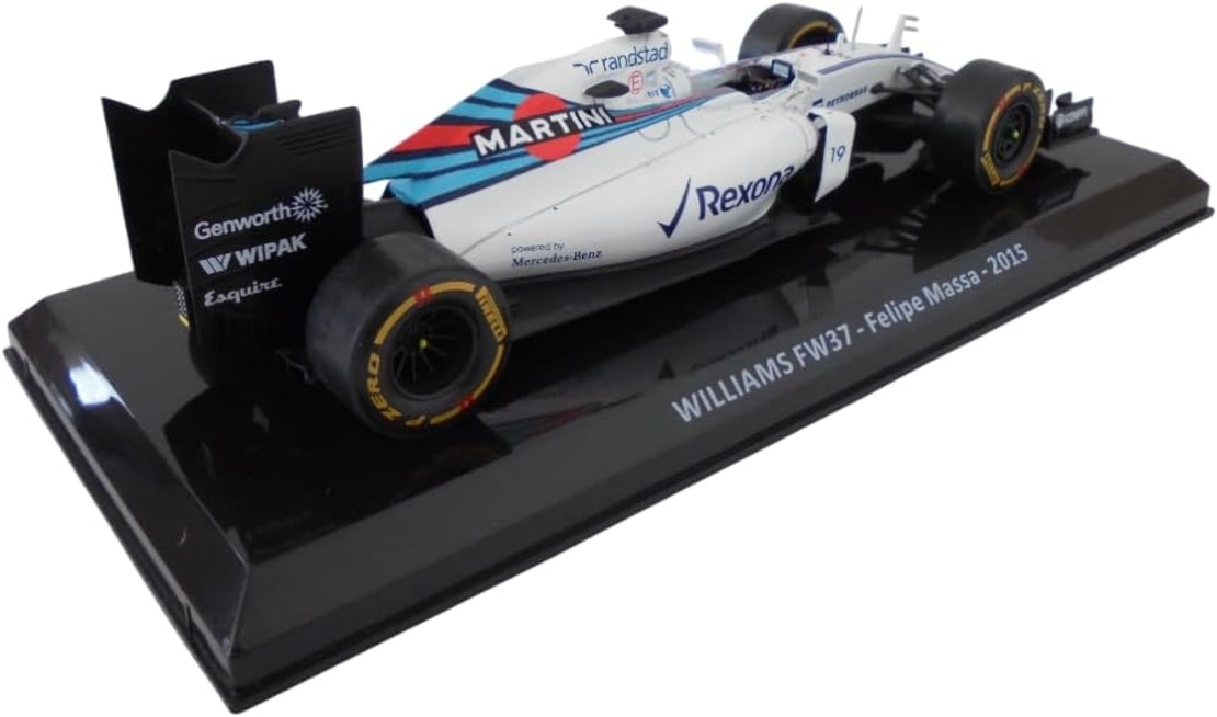 Метална кола Williams FW37 Felipe Massa 3rd Italy GP formula 1 2015 - Edicola 1:24