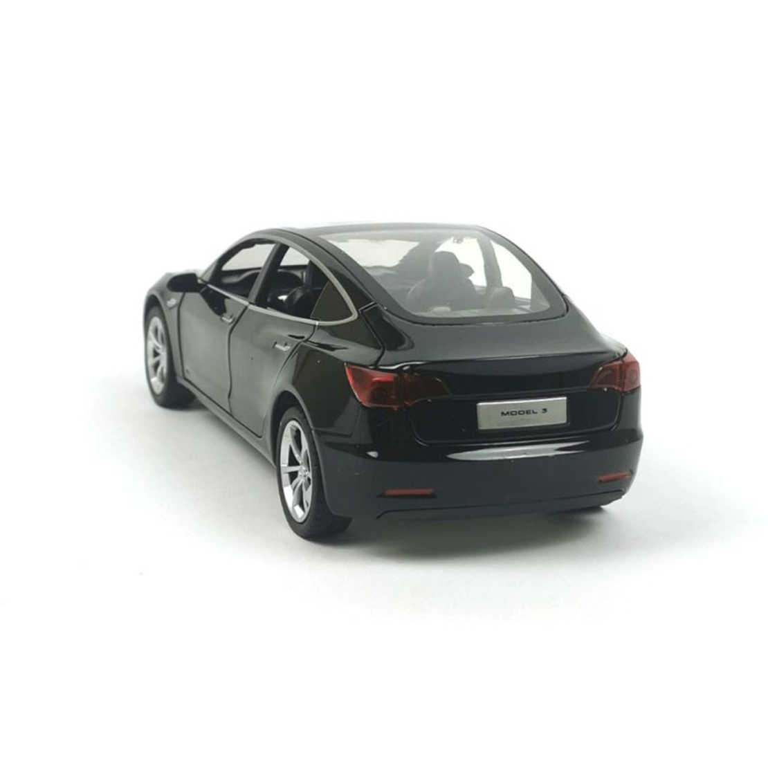 Метална кола с отварящи се врати светлини и звуци Tesla Model 3 - 1:24