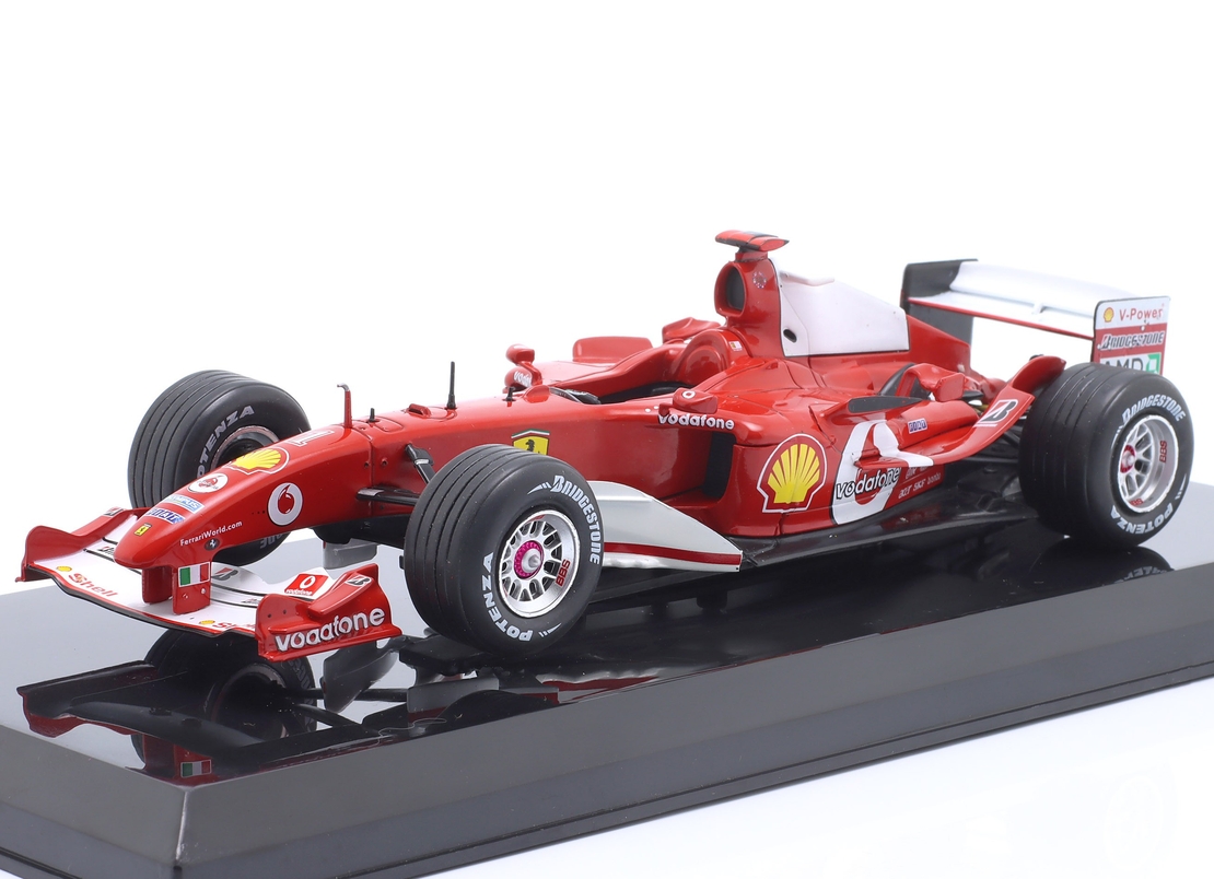Метална кола Ferrari F2004 Michael Schumacher Formula 1 World Champion 2004 - Edicola 1:24