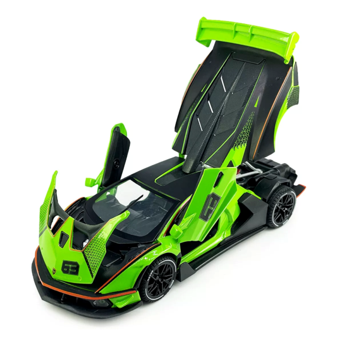 Метална кола Lamborghini Essenza SCV12 със звук светлина и отварящи се врати 1:24