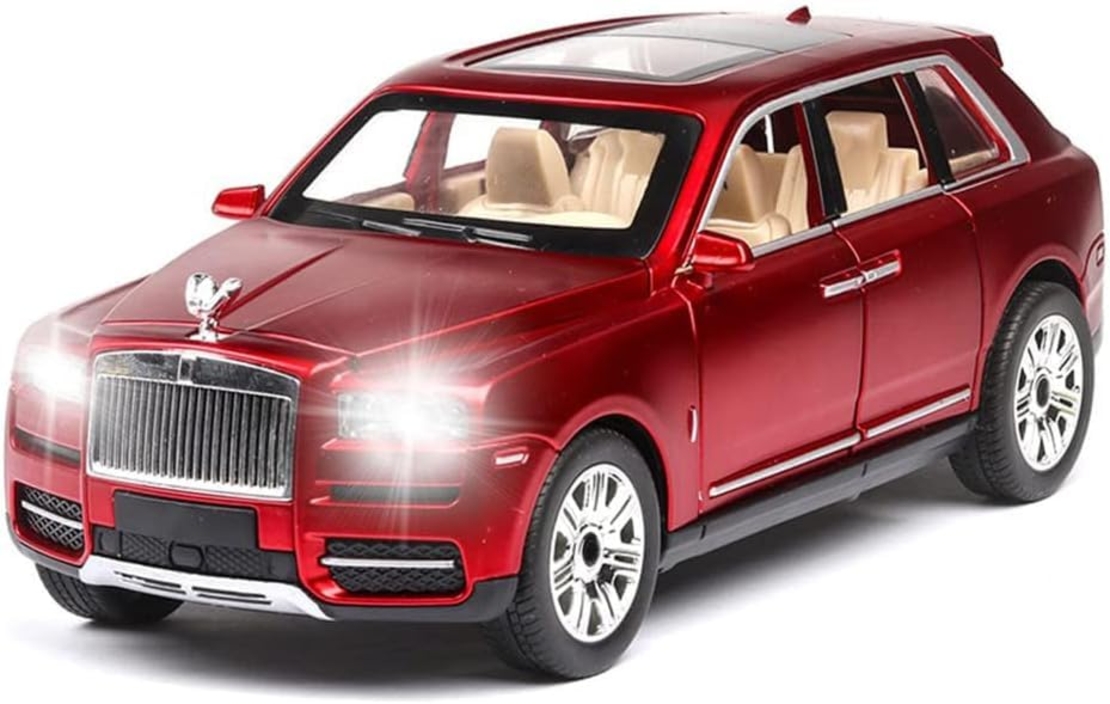 Метална кола с отварящи се врати, капаци, светлини и звуци Rolls-Royce Cullinan 1:22