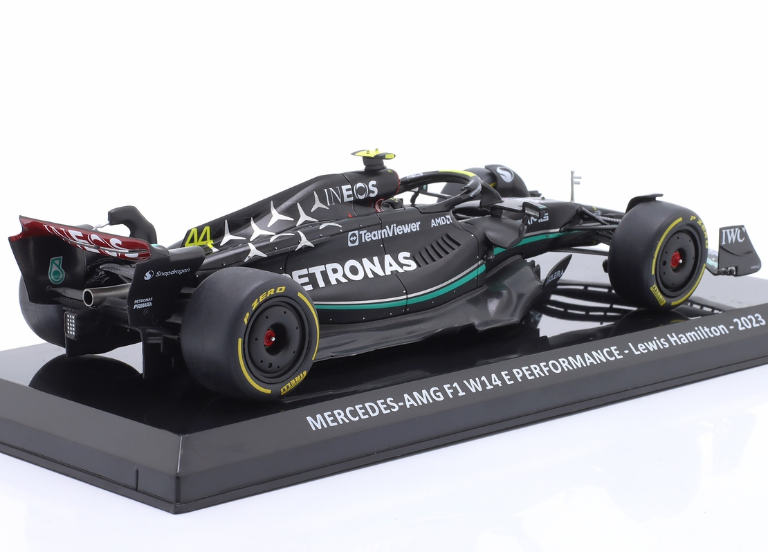 Метална кола Mercedes-AMG F1 W14 E Performance Lewis Hamilton Formula 1 2023 - Edicola 1:24