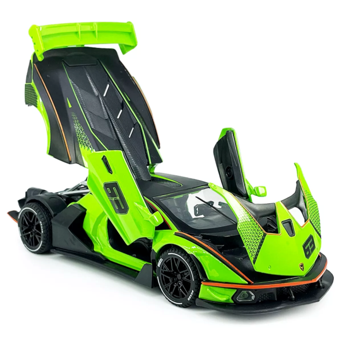 Метална кола Lamborghini Essenza SCV12 със звук светлина и отварящи се врати 1:24