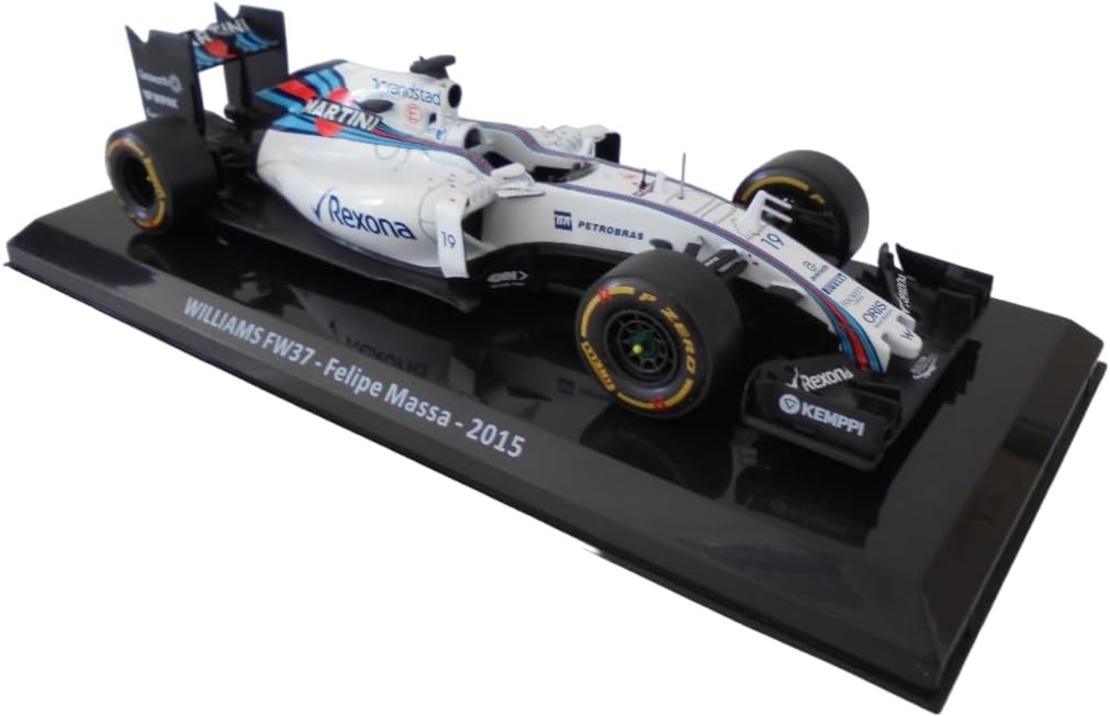 Метална кола Williams FW37 Felipe Massa 3rd Italy GP formula 1 2015 - Edicola 1:24