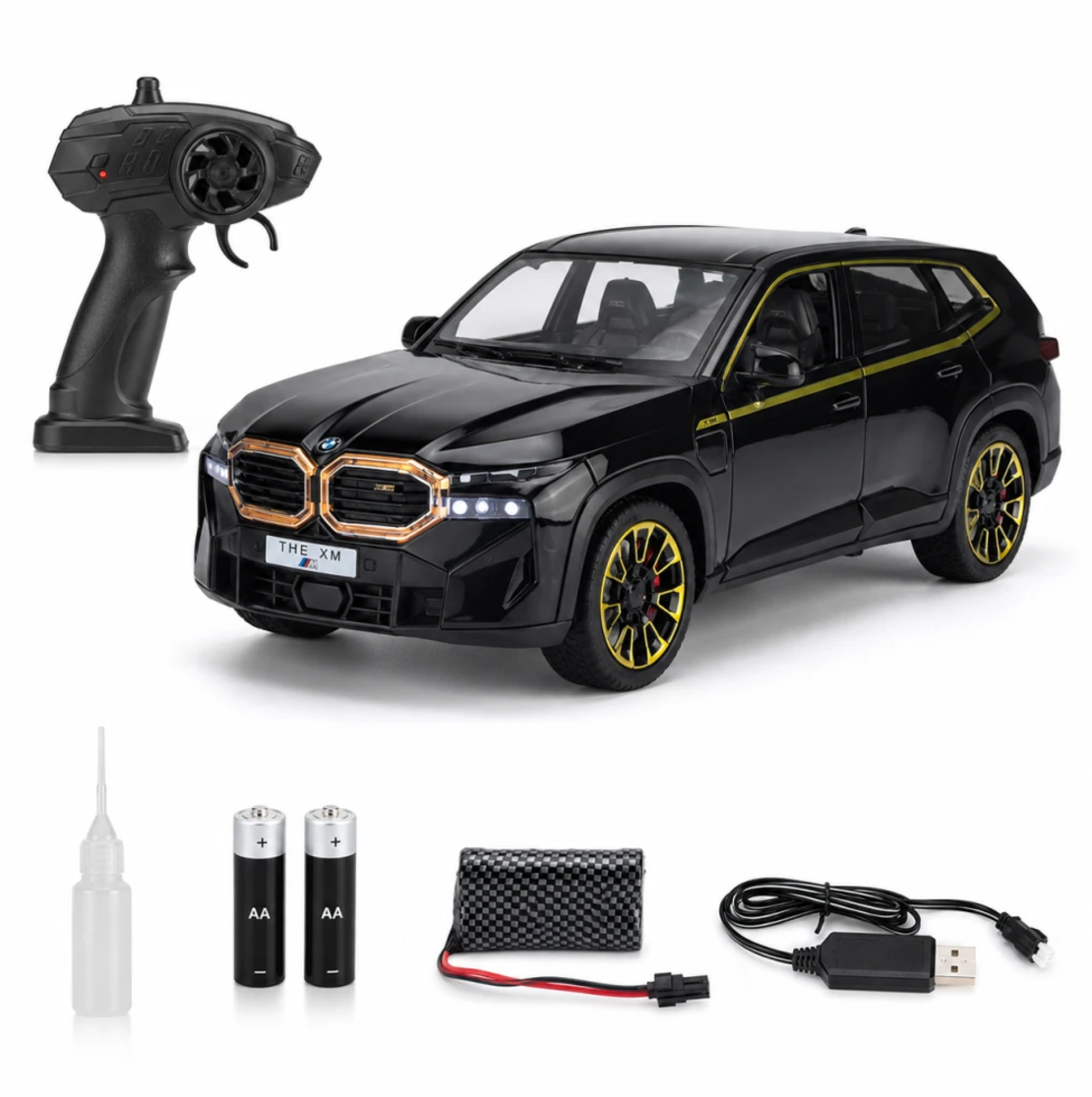 Метален джип BMW XM 1:24 с радиоконтрол