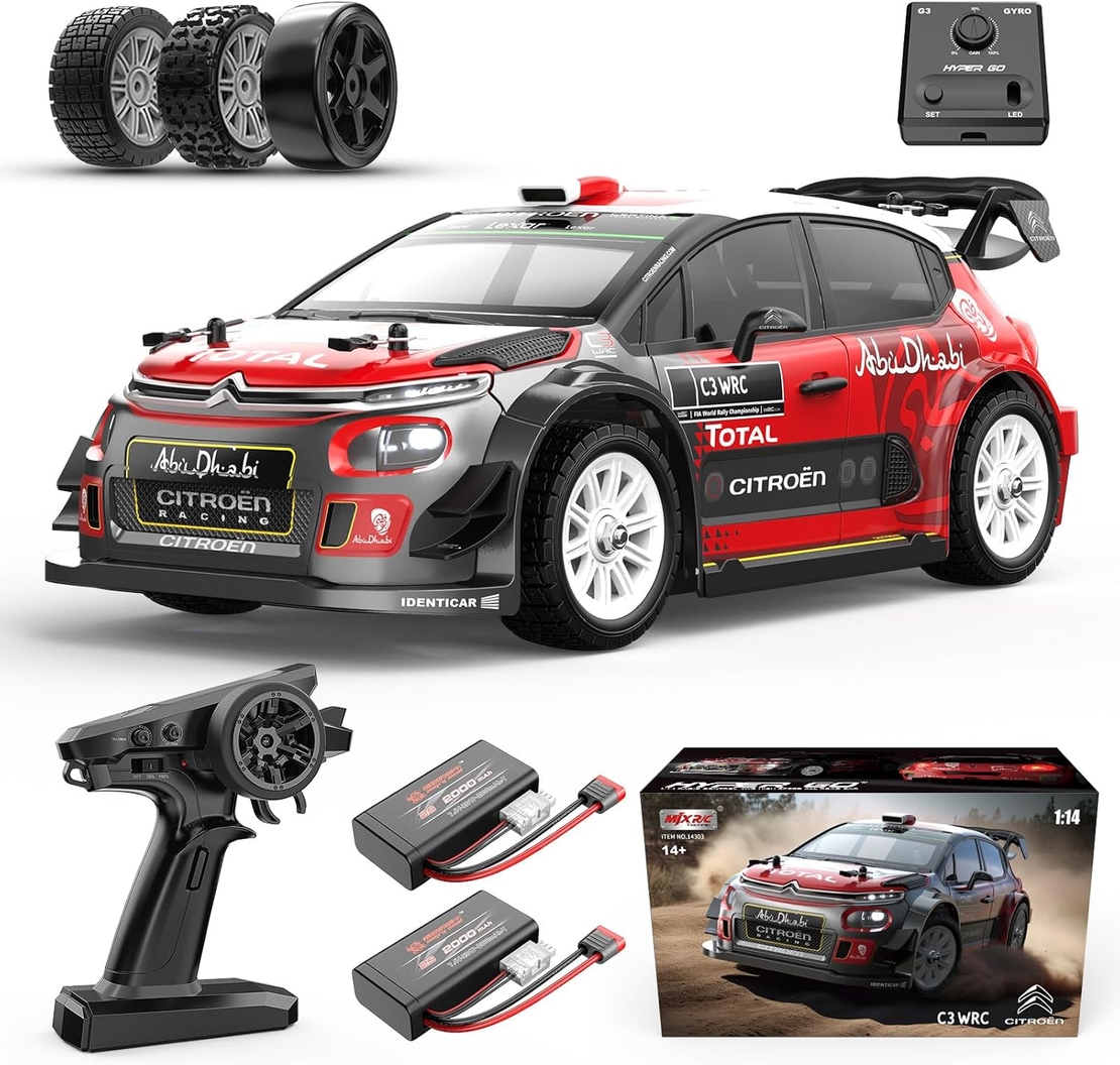 MJX HYPER GO 14303 Citroen C3 WRC безчеткова рали/дрифт кола 4x4 1:14 RTR, 2.4GHz, 42km/h