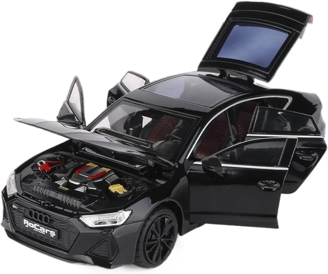 Метална кола с отварящи се врати светлини и звуци Audi RS7 1:24