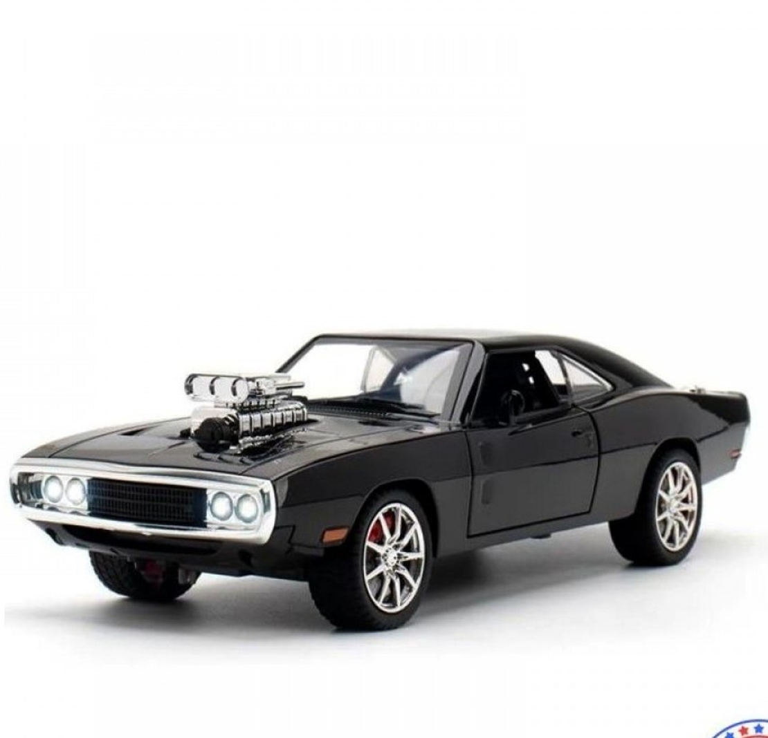 Метална кола с отварящи се врати светлини и звуци Dodge Charger 1970 1:24