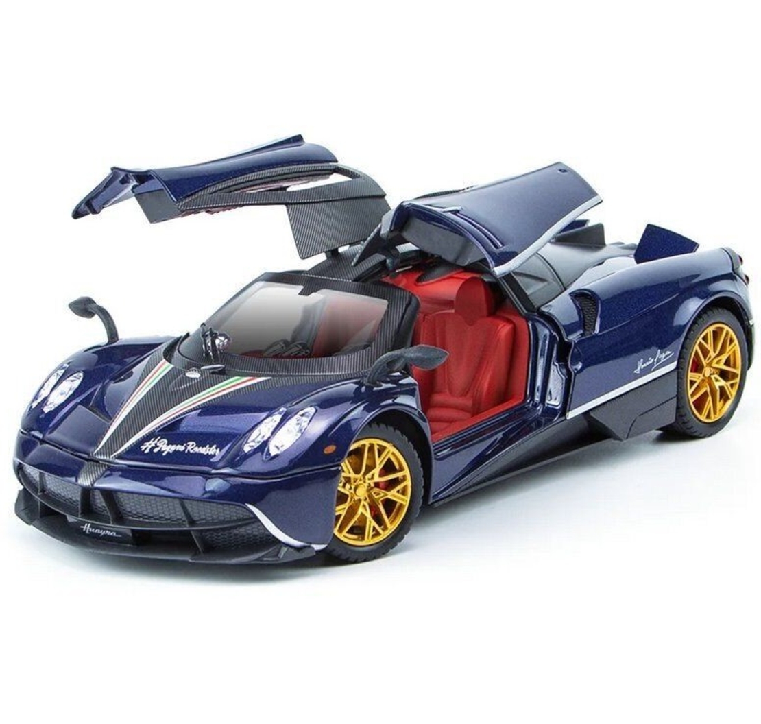 Метална кола с отварящи се врати светлини и звуци Pagani Huayra 1:24
