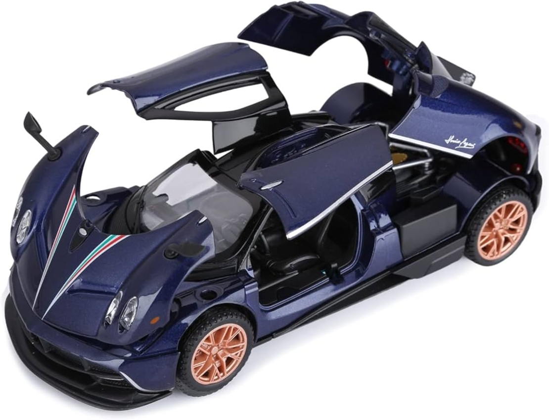Метална кола с отварящи се врати светлини и звуци Pagani Huayra 1:24