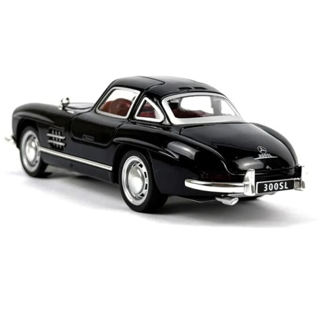 Метална кола с отварящи се врати светлини и звуци Mercedes 300 SL 1:24