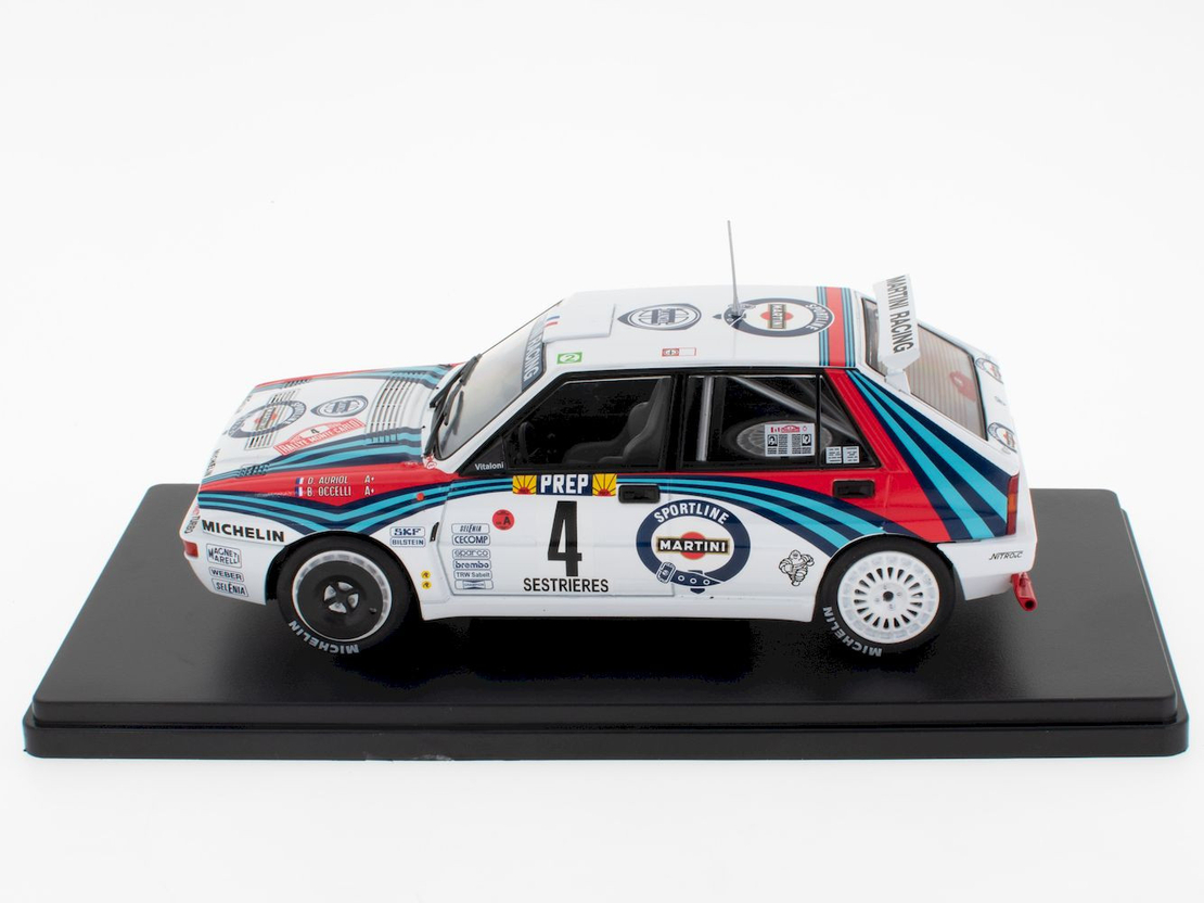 Метална кола Lancia Delta HF Integrale - Rally Monte - Carlo 1992 - Altaya 1:24