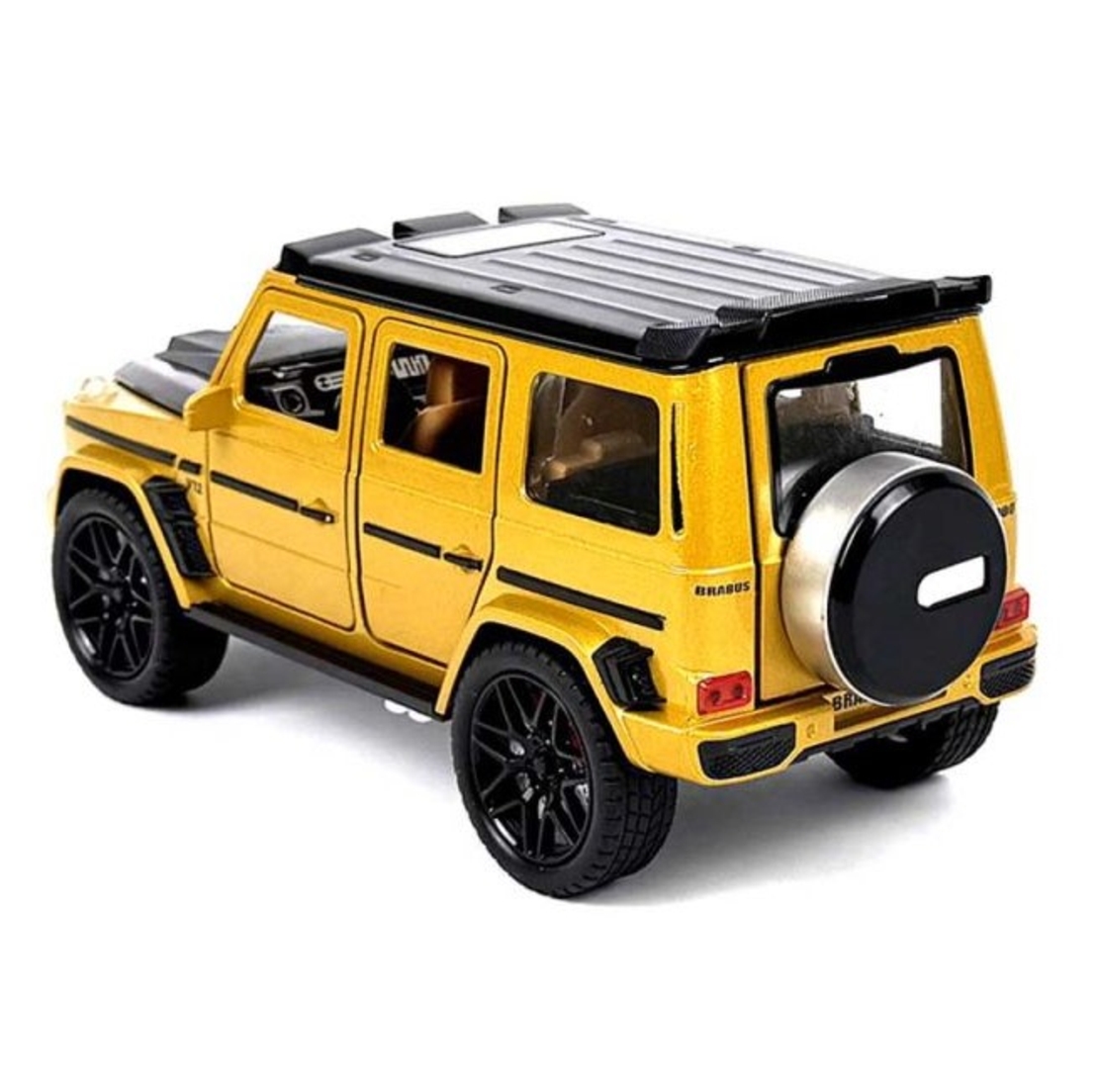 Метален джип с отварящи се врати светлини и звуци Mercedes G-class Brabus 900 1:24