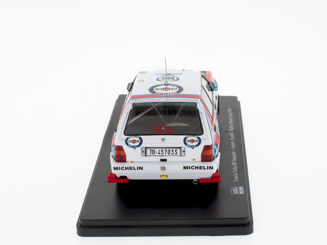 Метална кола Lancia Delta HF Integrale - Rally Monte - Carlo 1992 - Altaya 1:24