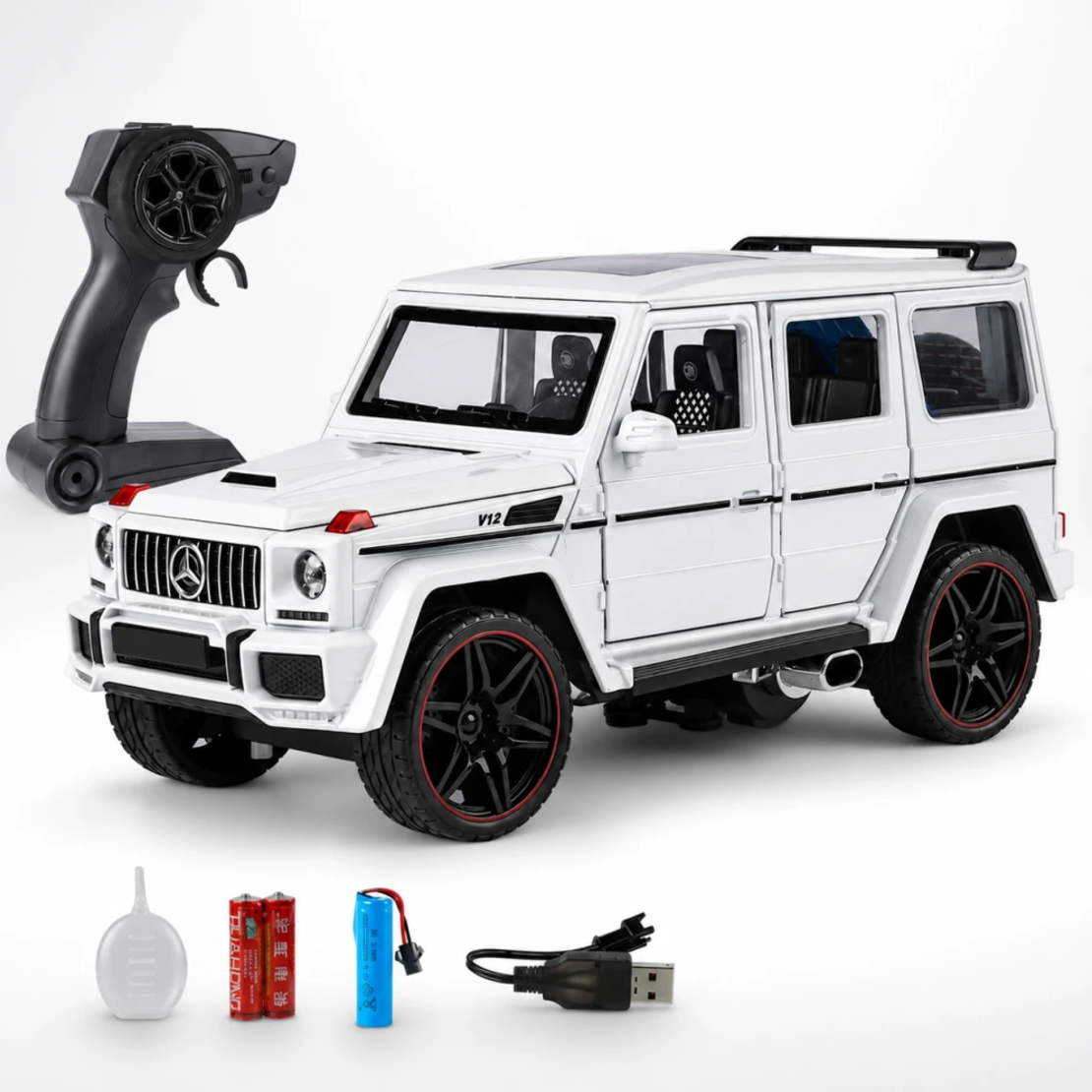Метален джип Mercedes G-Class 1:24 с радиоконтрол