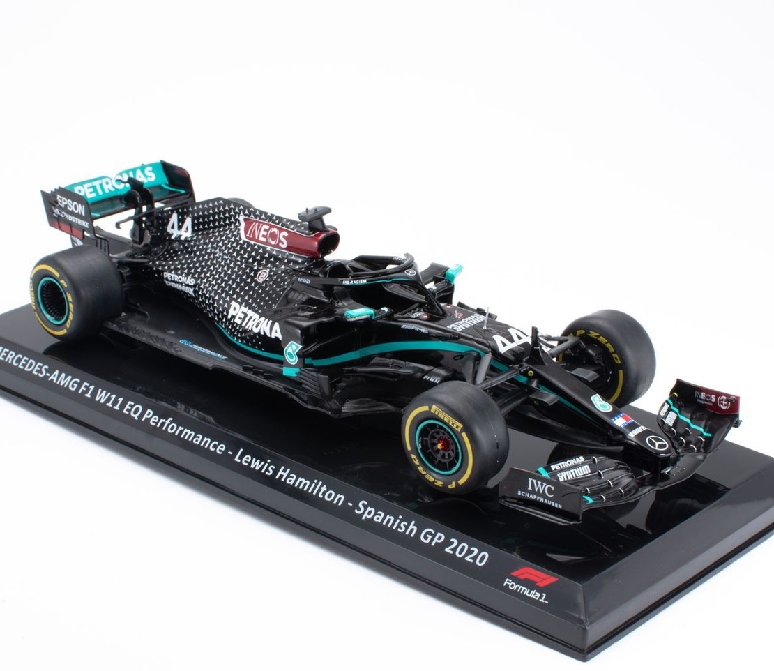 Метална кола MERCEDES-AMG F1 W11 Performance - Lewis Hamilton - Spanish GP 2020 - Edicola 1:24