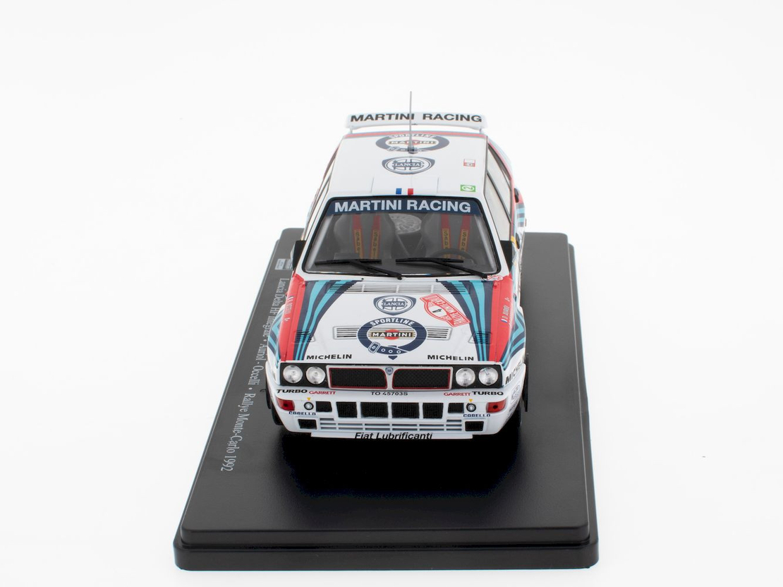 Метална кола Lancia Delta HF Integrale - Rally Monte - Carlo 1992 - Altaya 1:24