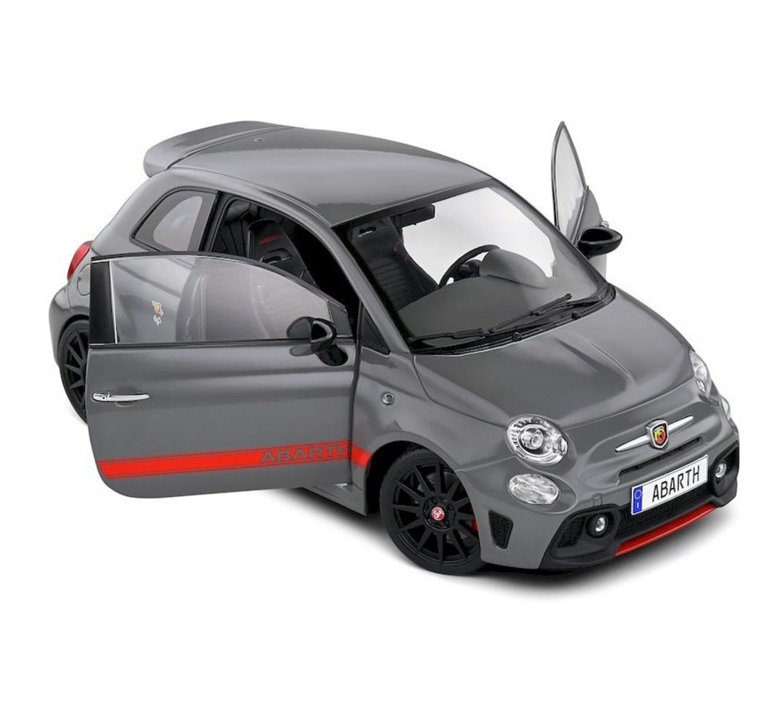 Метална кола Fiat 695 Abarth XSR Edition (Yamaha Grey 2022) - Solido 1:18