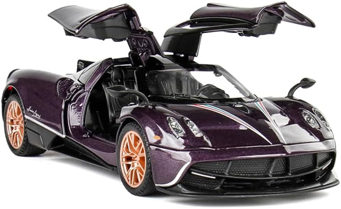 Метална кола с отварящи се врати светлини и звуци Pagani Huayra 1:24