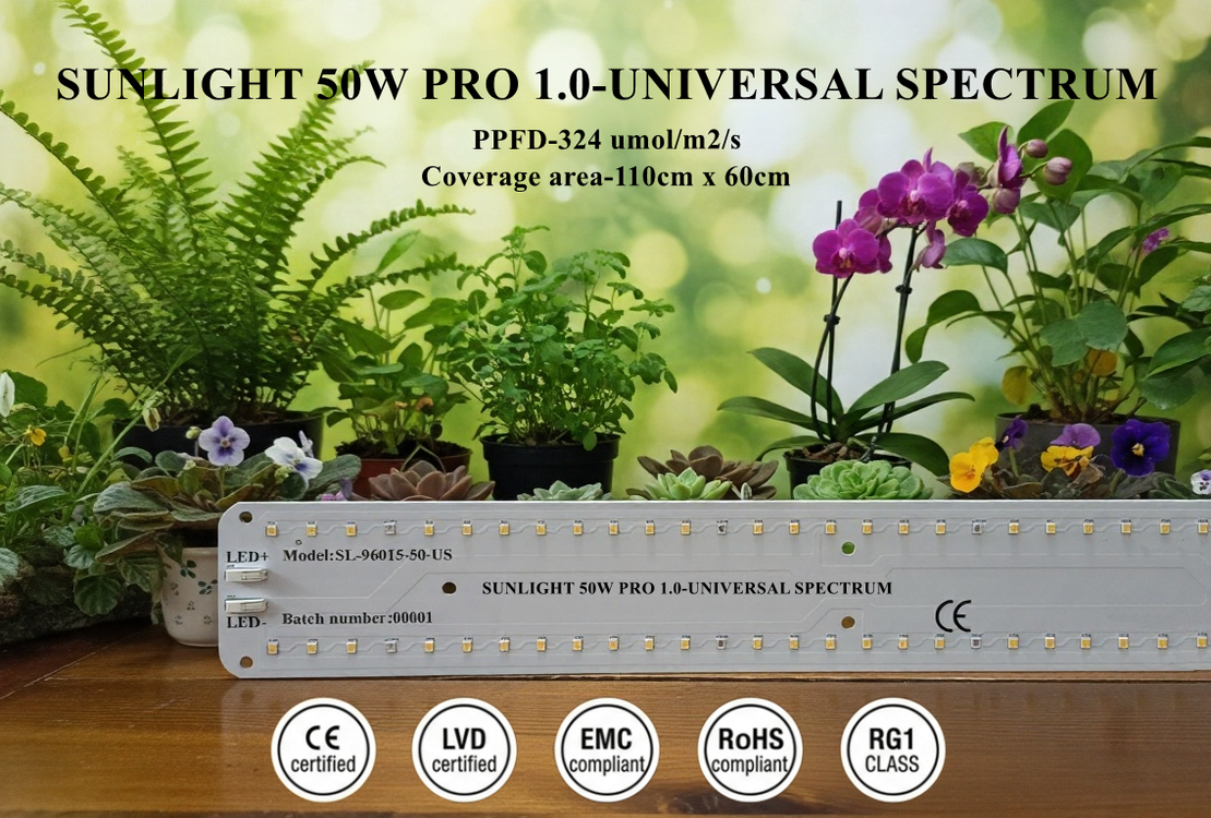 Универсална LED лампа за  растения 50W