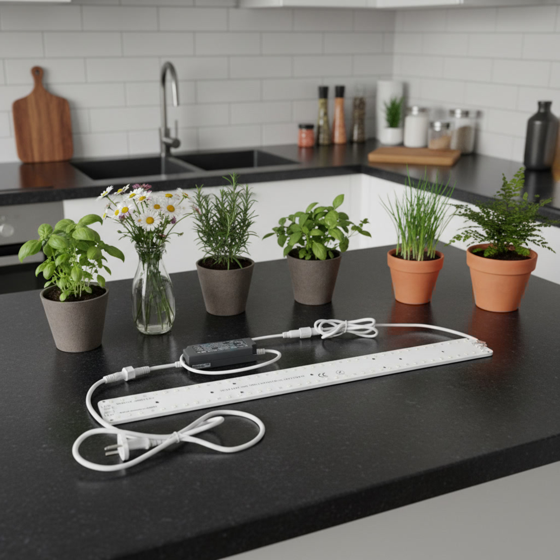 Универсална LED лампа за растения 25W