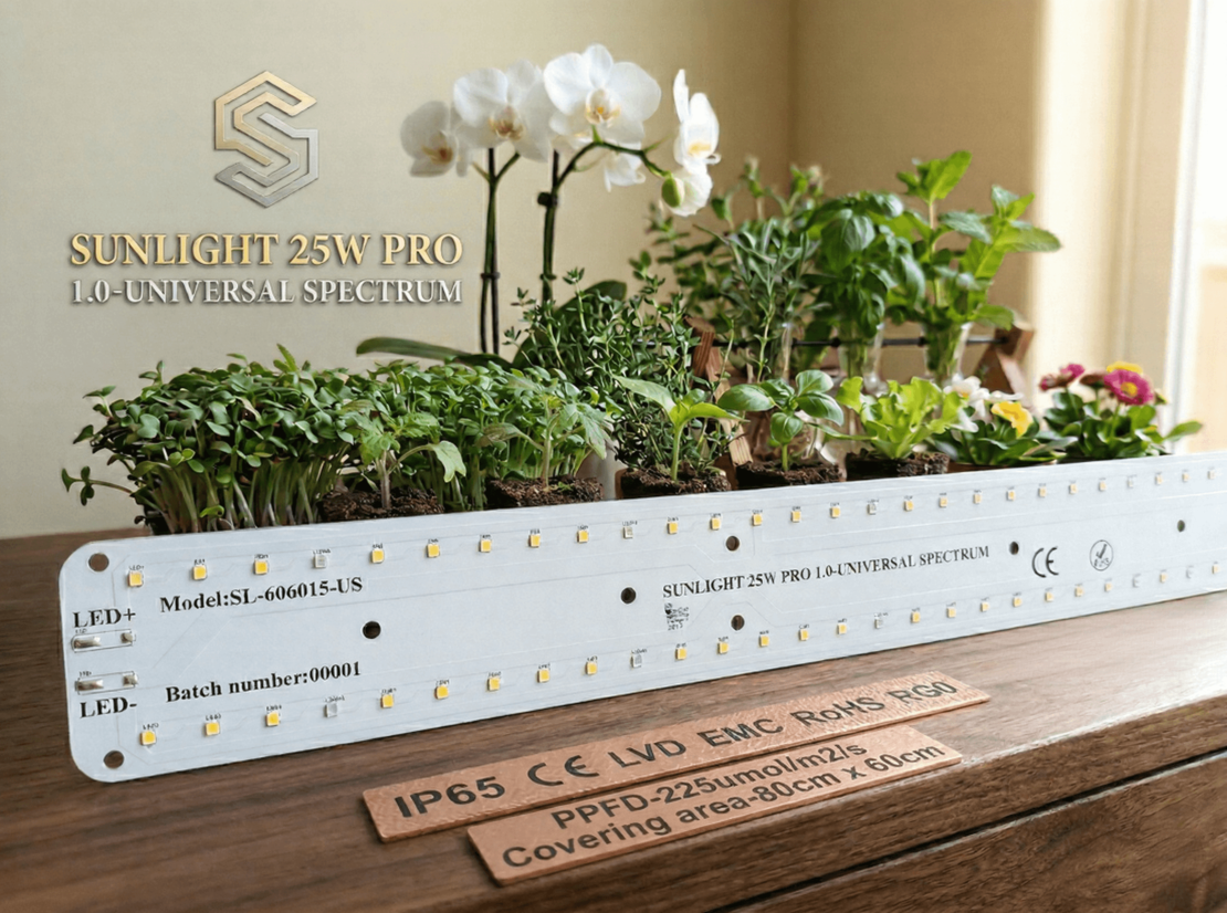 Универсална LED лампа за растения 25W