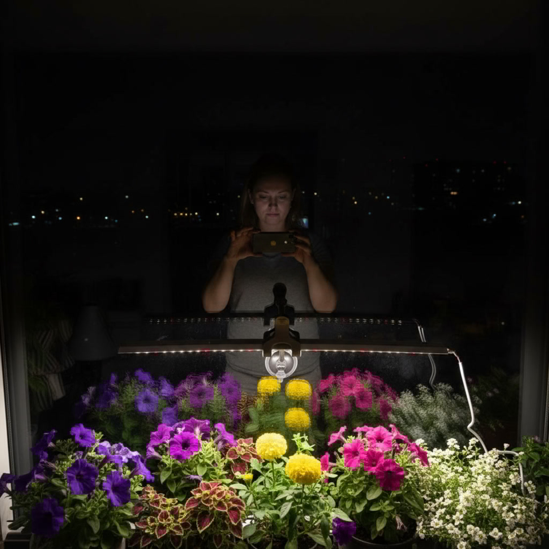 Универсална LED лампа за растения 25W