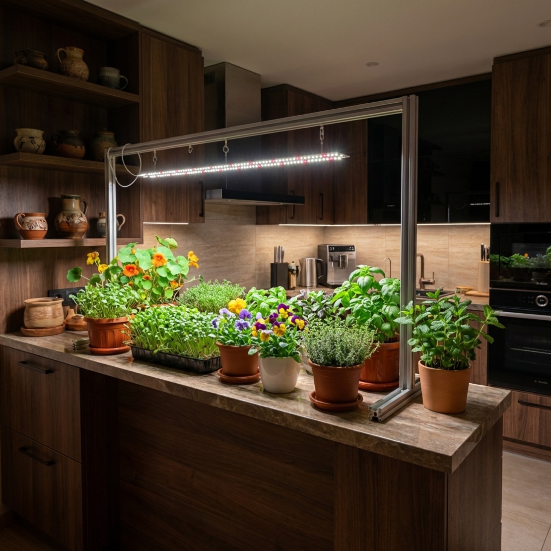 Универсална LED лампа  растения 50W