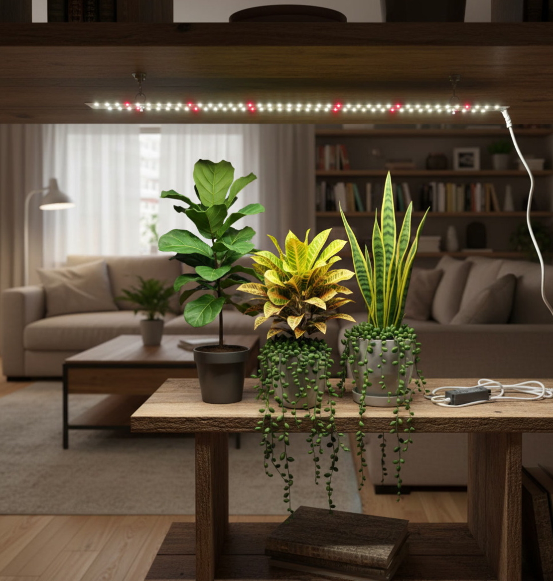 Универсална LED лампа  растения 50W