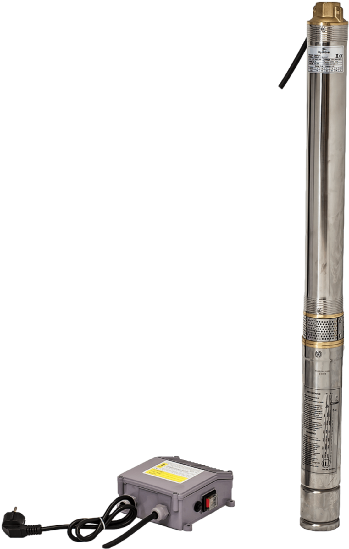 Помпа сондажна 75мм Gmax QJD, 350w, 55м напор