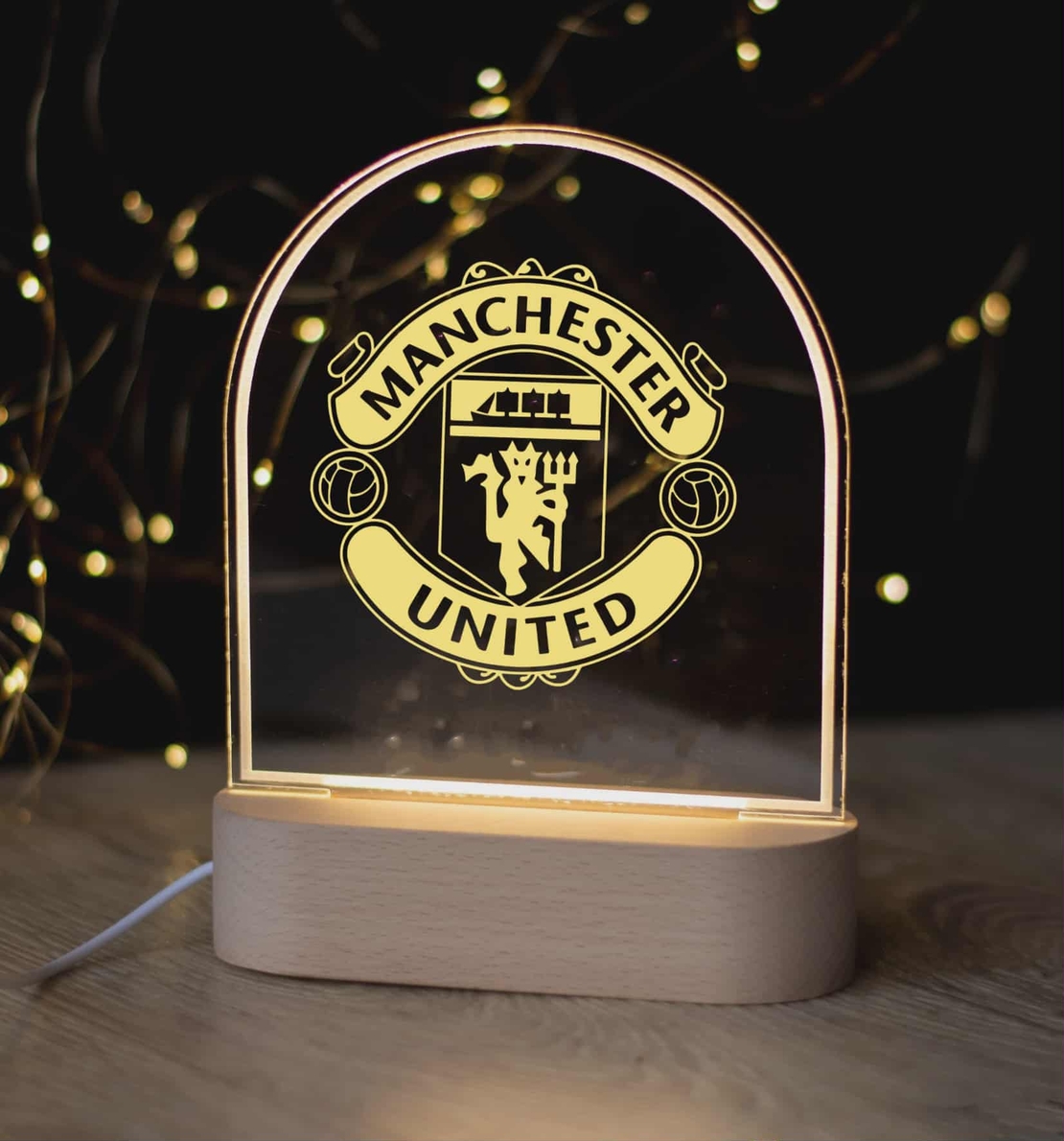 Футболна Лампа с Лого на Отбор – Персонализиран Подарък за футболен фен