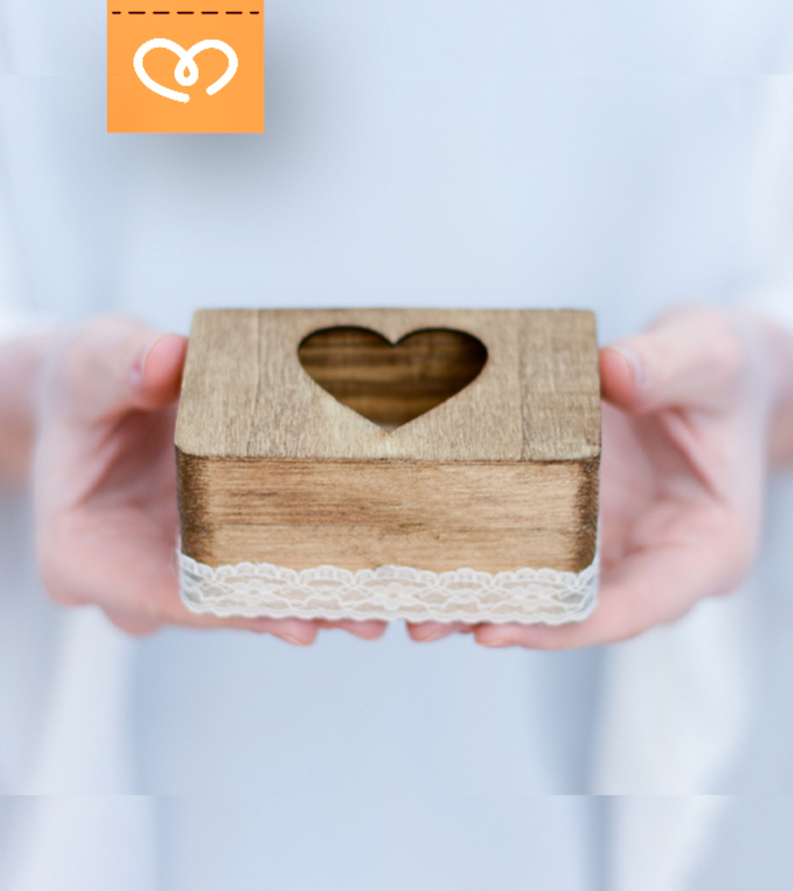 Сватбена кутия за пръстени | Винтич сватба | Дървена кутия за пръстени