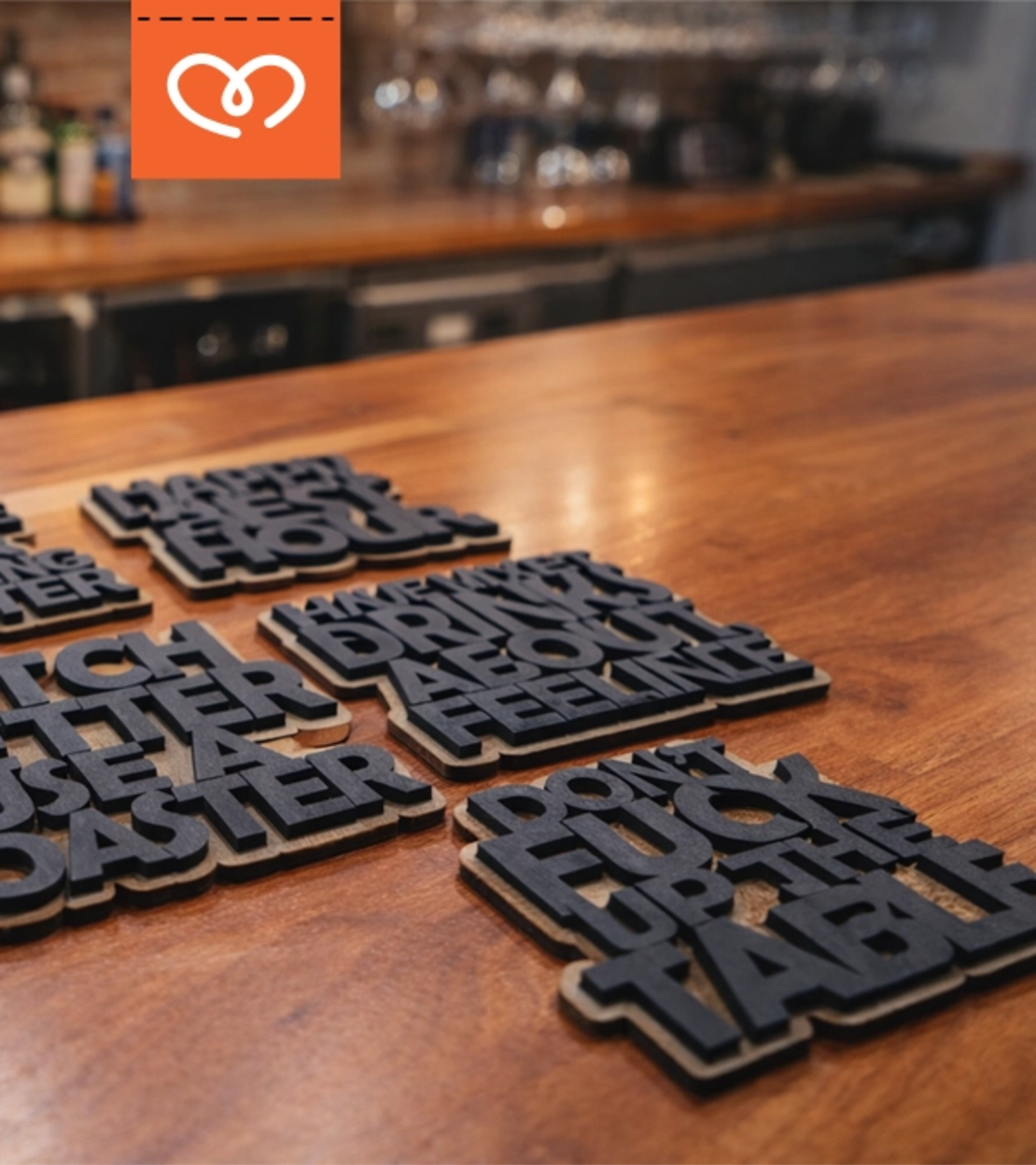 Подложки за чаши със забавни надписи – оригинален подарък