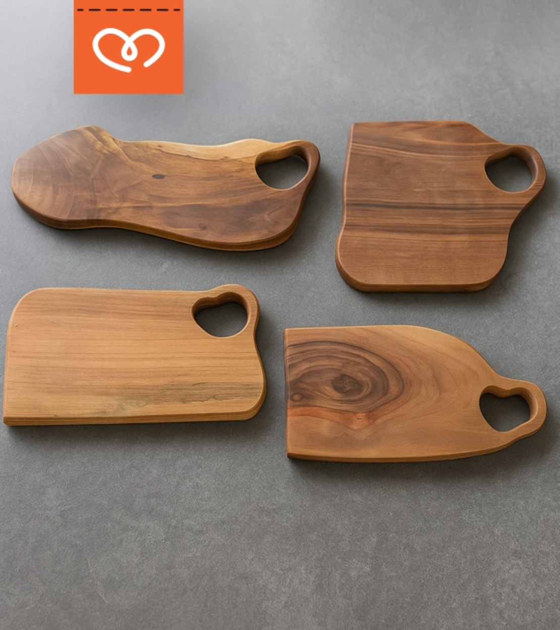 Дървена дъска за татко с надпис – подарък за мъж, орехова дъска за мезета