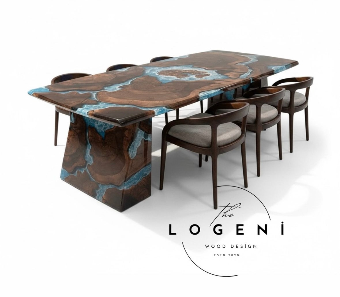 Ocean Art – Художествена епоксидна маса с морски ефект (по поръчка)