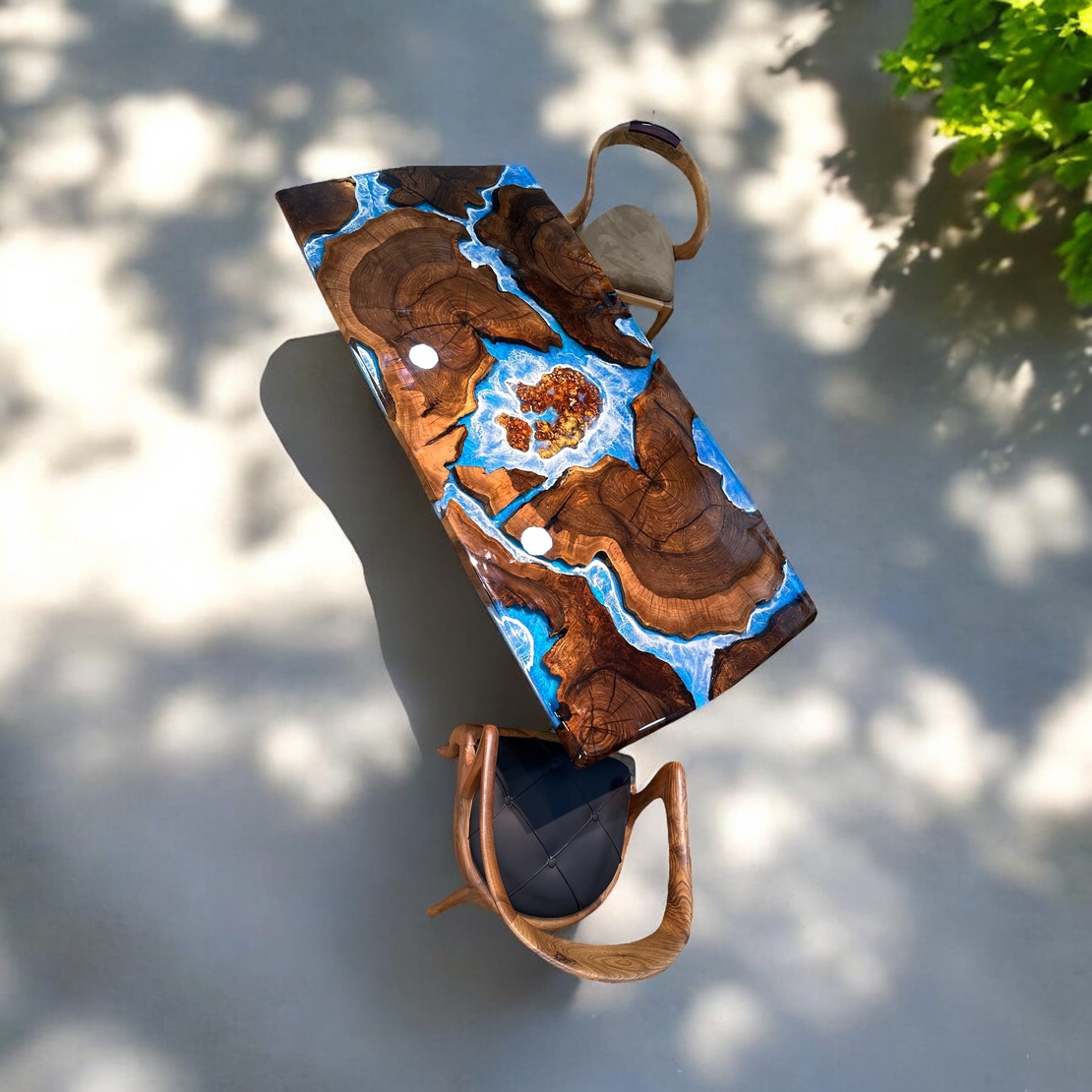 Ocean Art – Художествена епоксидна маса с морски ефект (по поръчка)