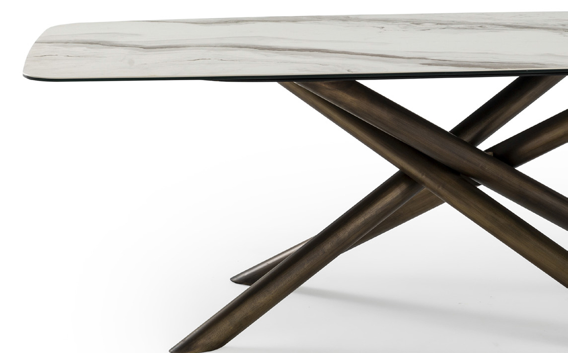 Дизайнерска керамична маса LUNA