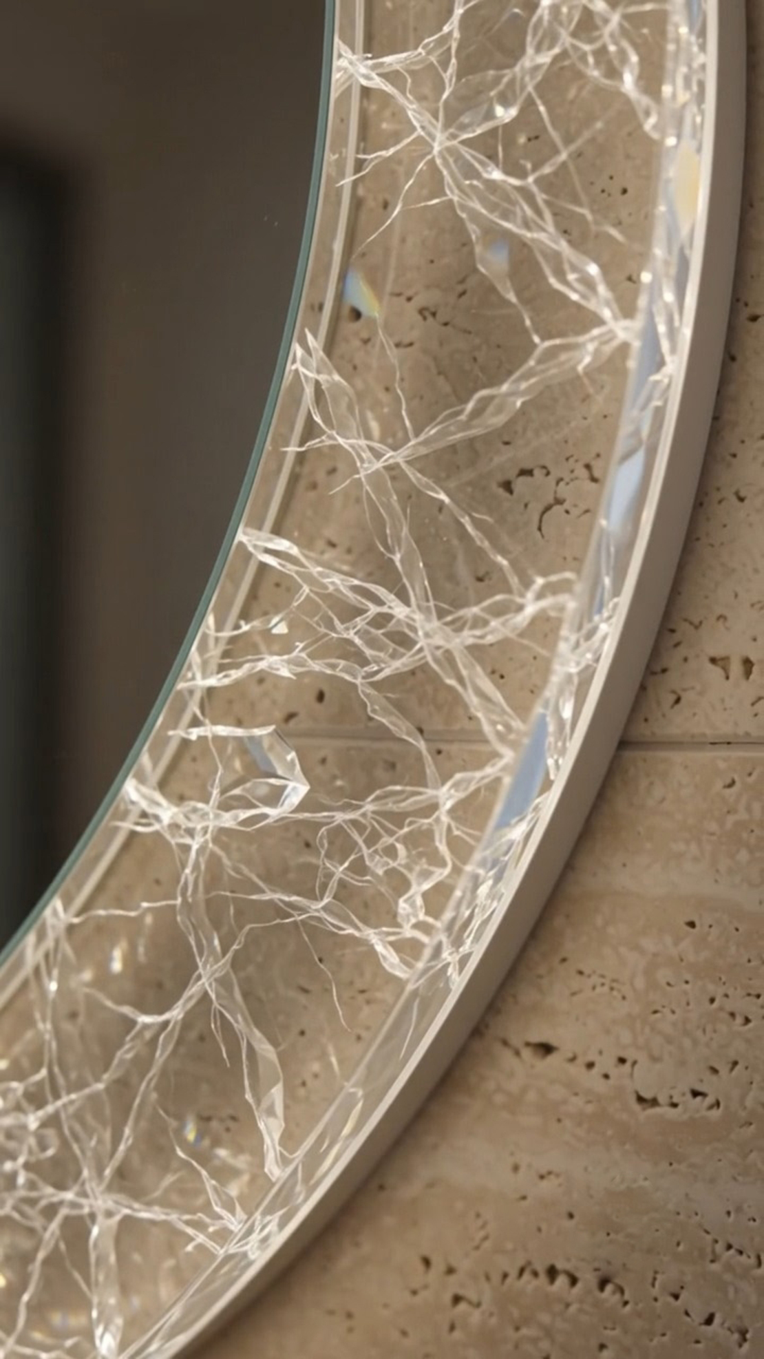 LOGENI Crystal Mirror Ø72 cm Премиум LED Огледало