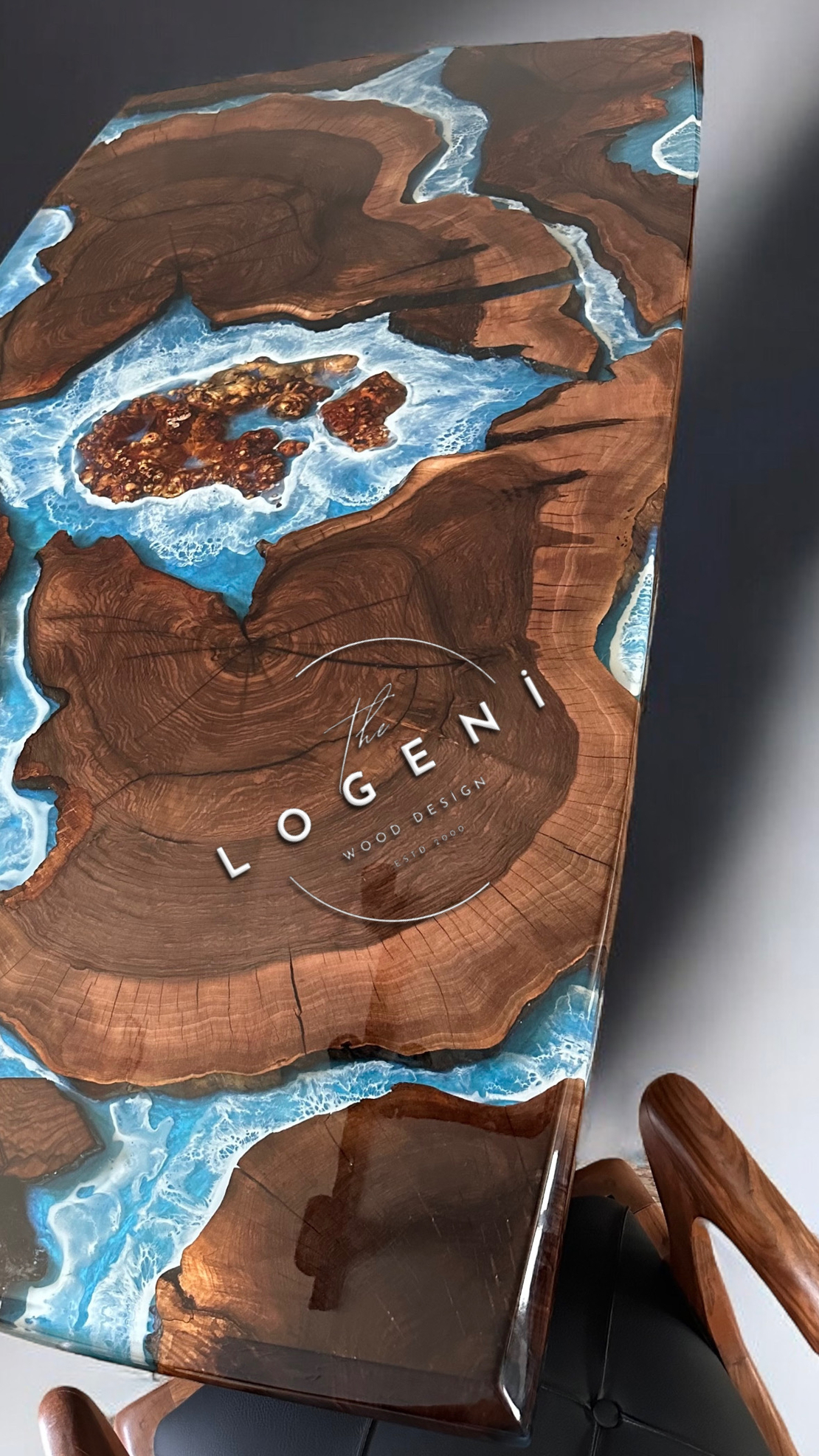 Ocean Art – Художествена епоксидна маса с морски ефект (по поръчка)