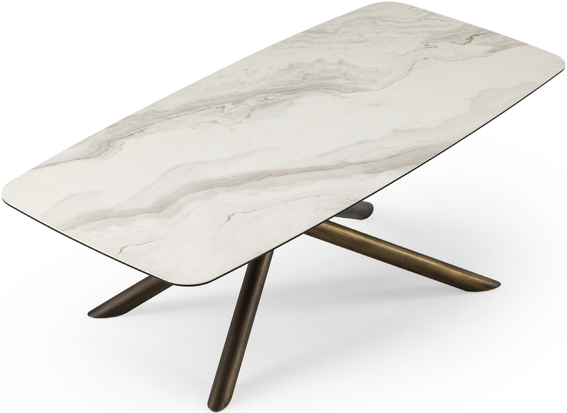 Дизайнерска керамична маса LUNA