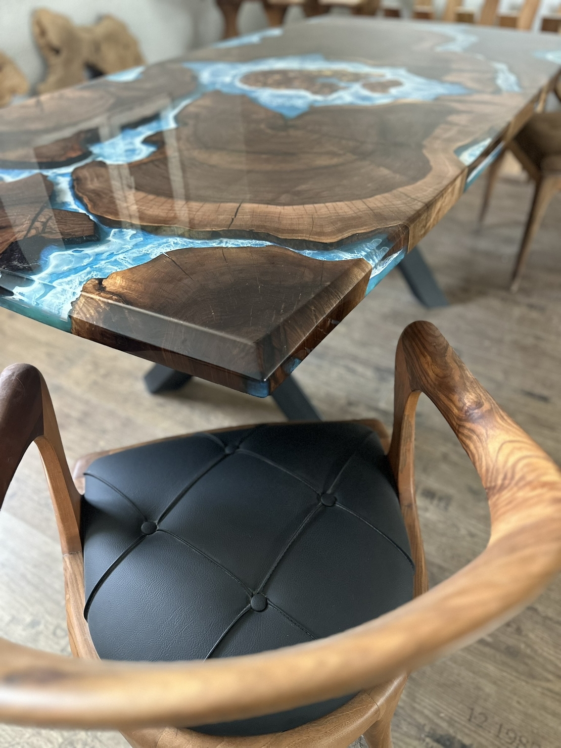 Ocean Art – Художествена епоксидна маса с морски ефект (по поръчка)